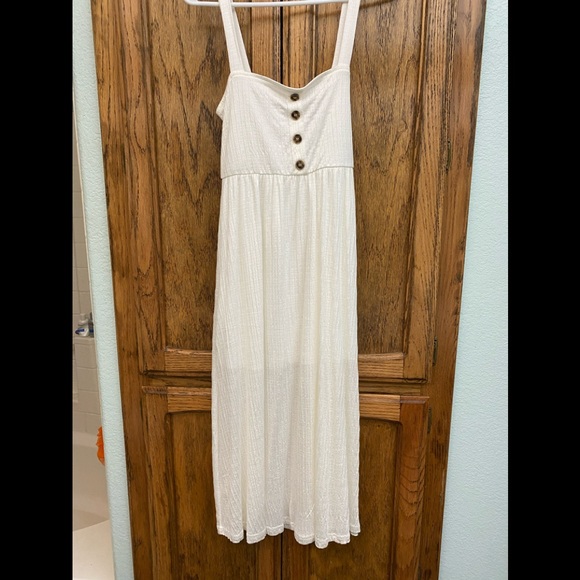 Brand New CHANCE cream midi Spring Dress Med - Picture 3 of 4